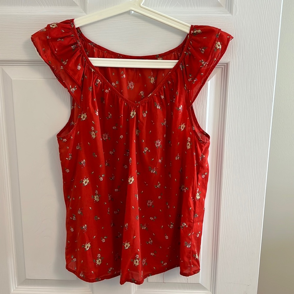 Old Navy Floral Sleeveless Top